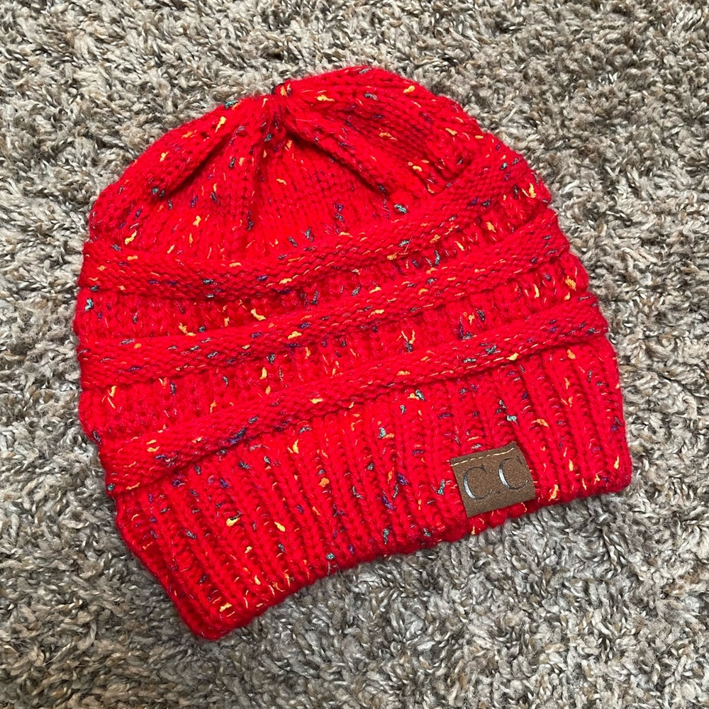 C.C Ponytail Beanie (NWOT)